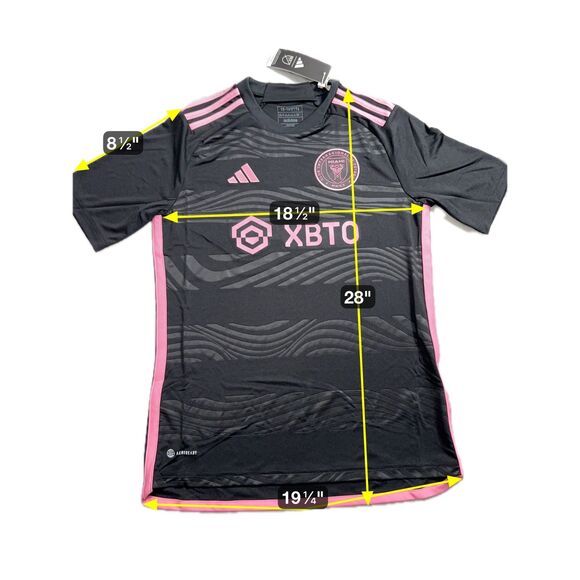 Adidas Inter Miami CF MLS Kids Youth 2023 La Noche Jersey Youth XL HT4028 futbo - Picture 2 of 7